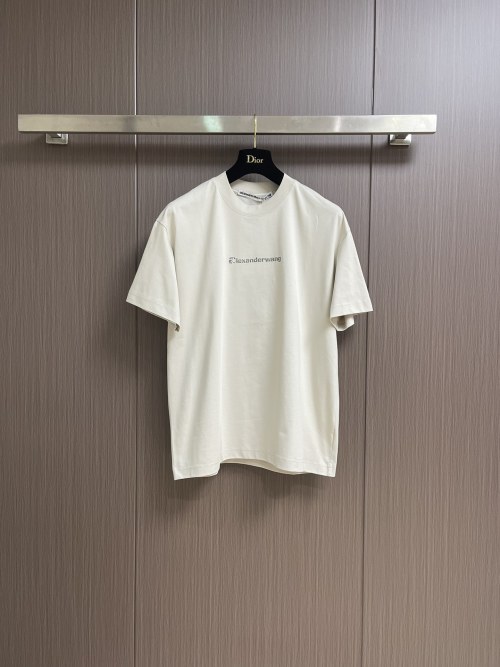 Alexander Wang 2025SS Men's Graphic Print Short Sleeve T-Shirt 1 Alexander Wang 2025SS Men's Graphic Print Short Sleeve T-Shirt