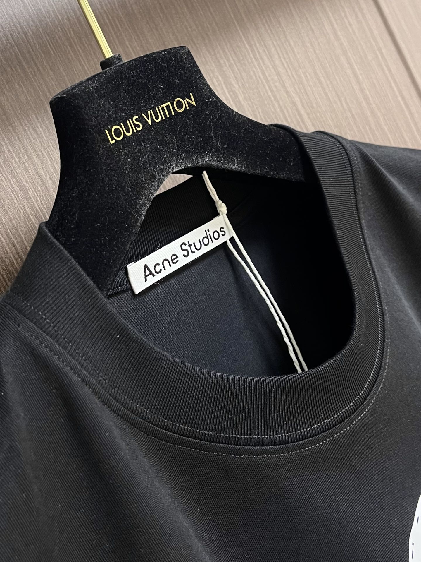 
Acne Studios 2025SS夏季新款涂鸦手绘字母笑脸LOGO 短袖T恤，面料定制定染 300