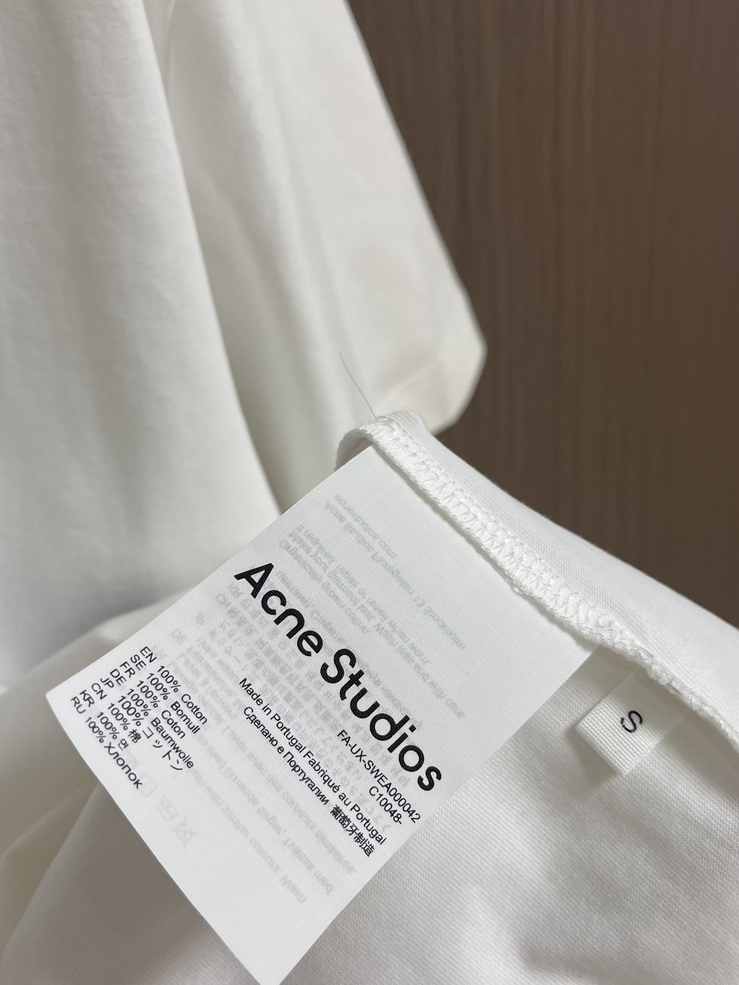 
Acne Studios 2025SS夏季新款涂鸦手绘字母笑脸LOGO 短袖T恤，面料定制定染 300