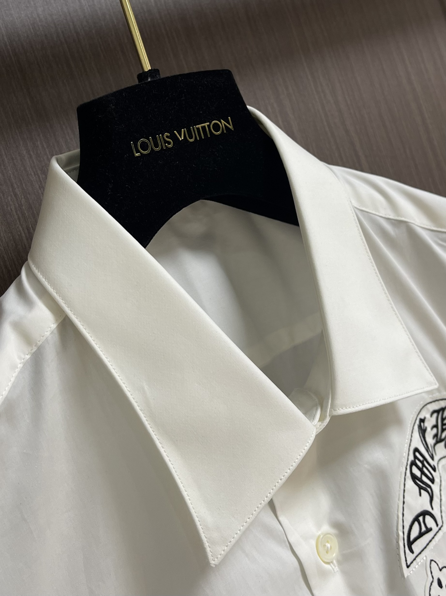 Louis Vuitton x Chrome Hearts 2025SS Men's White Short Sleeve Shirt 7 i1750772206 5837 0