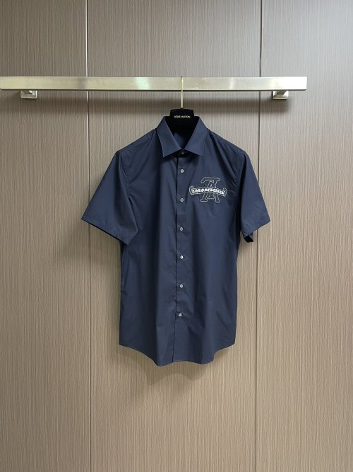 Louis Vuitton x CH 2025SS Summer Short Sleeve Shirt - Modern Style 1 Louis Vuitton x CH 2025SS Summer Short Sleeve Shirt - Modern Style
