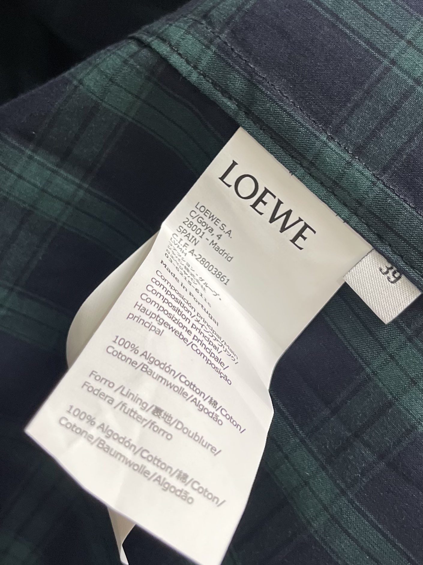 LOEWE Custom Embroidered Silk Zipper Coats with Infrared Precision Positioning Technology - 图片 9
