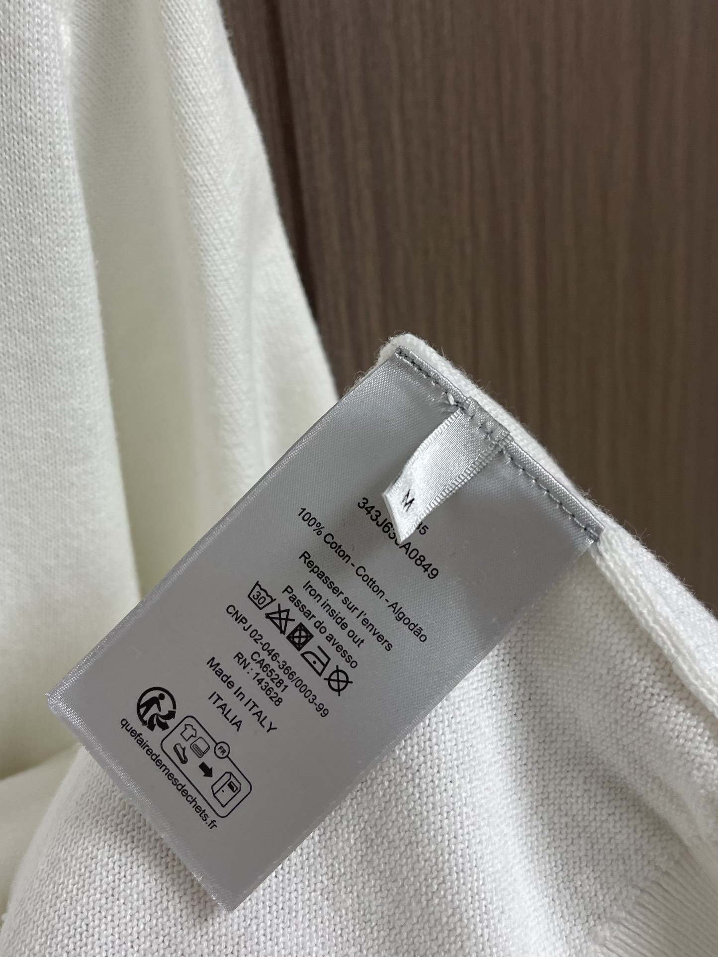 Dior Oblique Knit T-Shirt - White Wool Blend with Letter Jacquard 10 i1750937263 4092 2