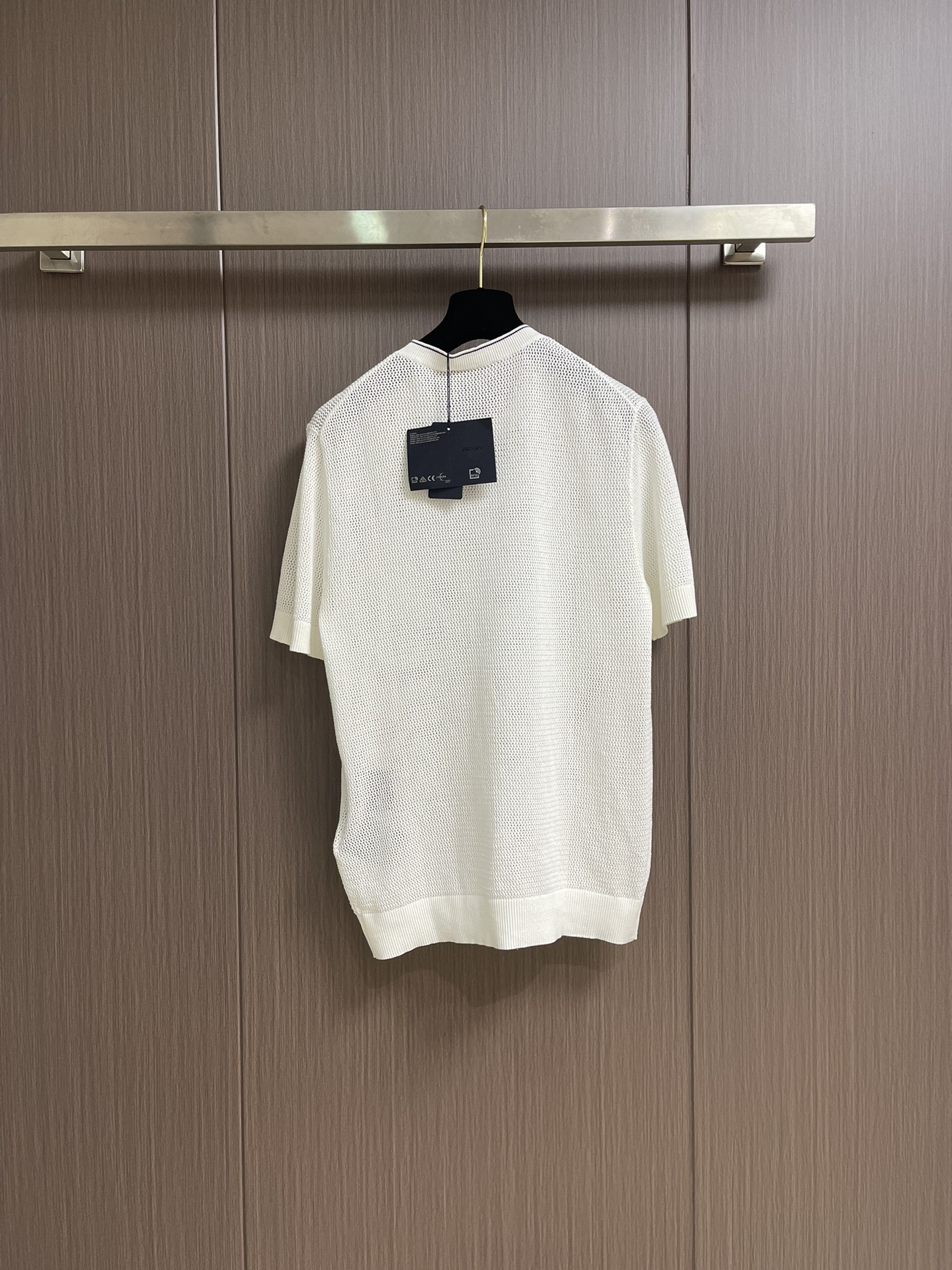 Dior Oblique Knit T-Shirt - White Wool Blend with Letter Jacquard 3 i1750937277 5115 0