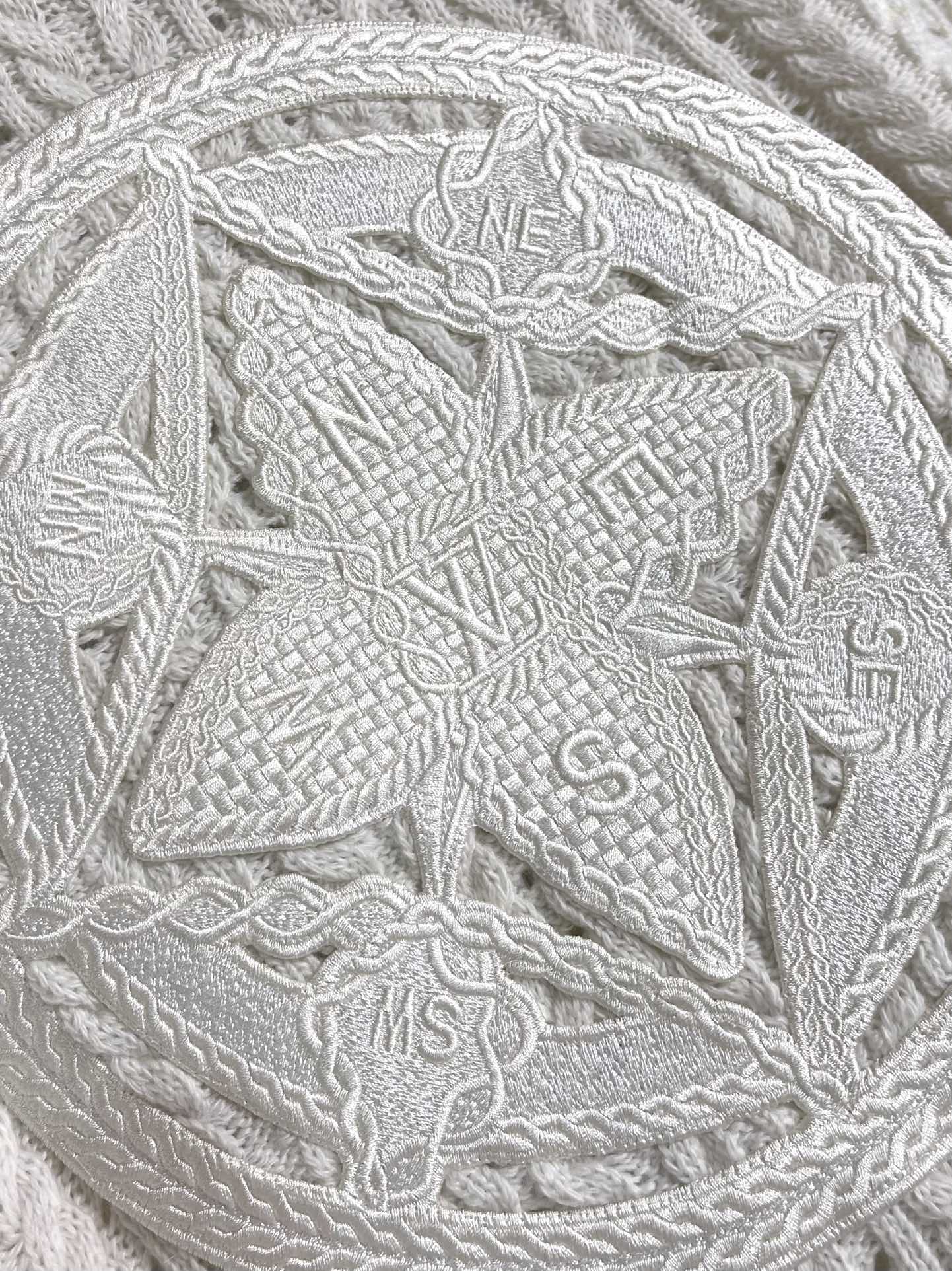 LV Crocheted Sweaters: Wool-Cotton Blend, Intricate Embroidery, High Quality, Size S-XL - 图片 5