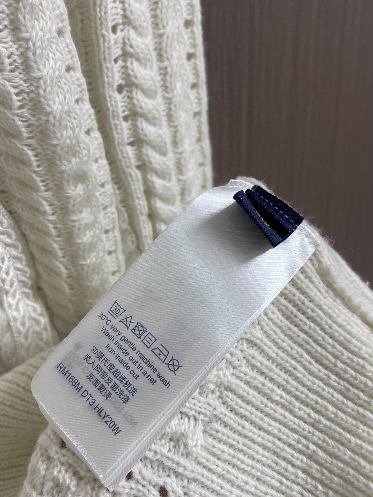 LV Crocheted Sweaters: Wool-Cotton Blend, Intricate Embroidery, High Quality, Size S-XL - 图片 9