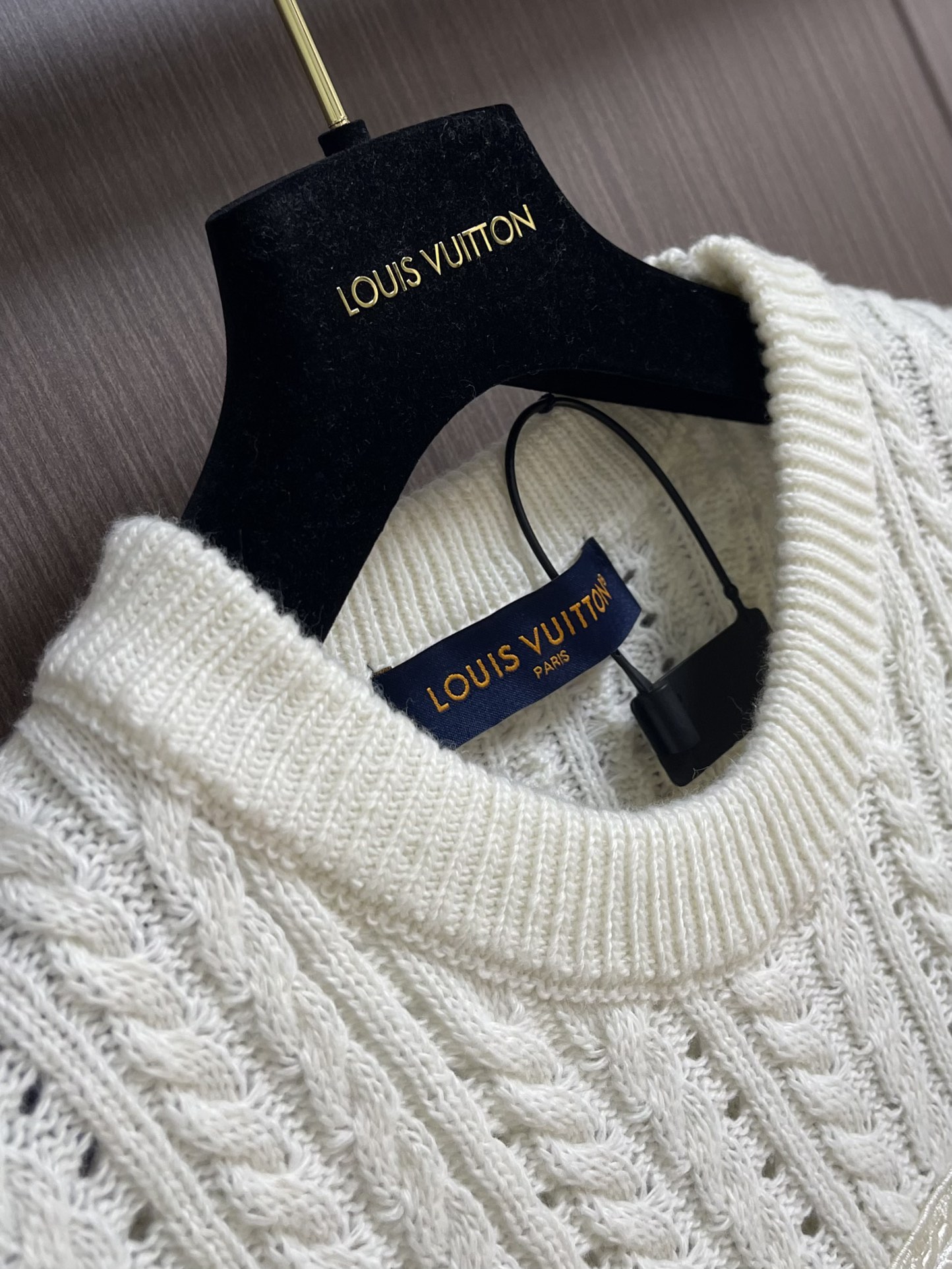 LV Crocheted Sweaters: Wool-Cotton Blend, Intricate Embroidery, High Quality, Size S-XL - 图片 3
