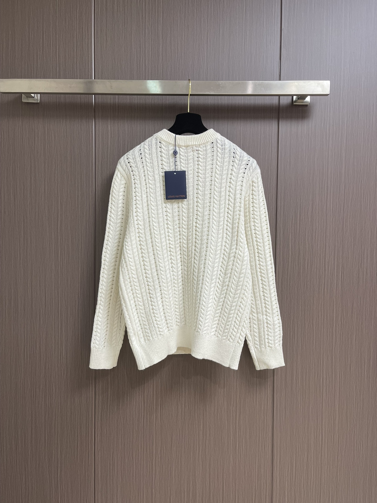 LV Crocheted Sweaters: Wool-Cotton Blend, Intricate Embroidery, High Quality, Size S-XL - 图片 2