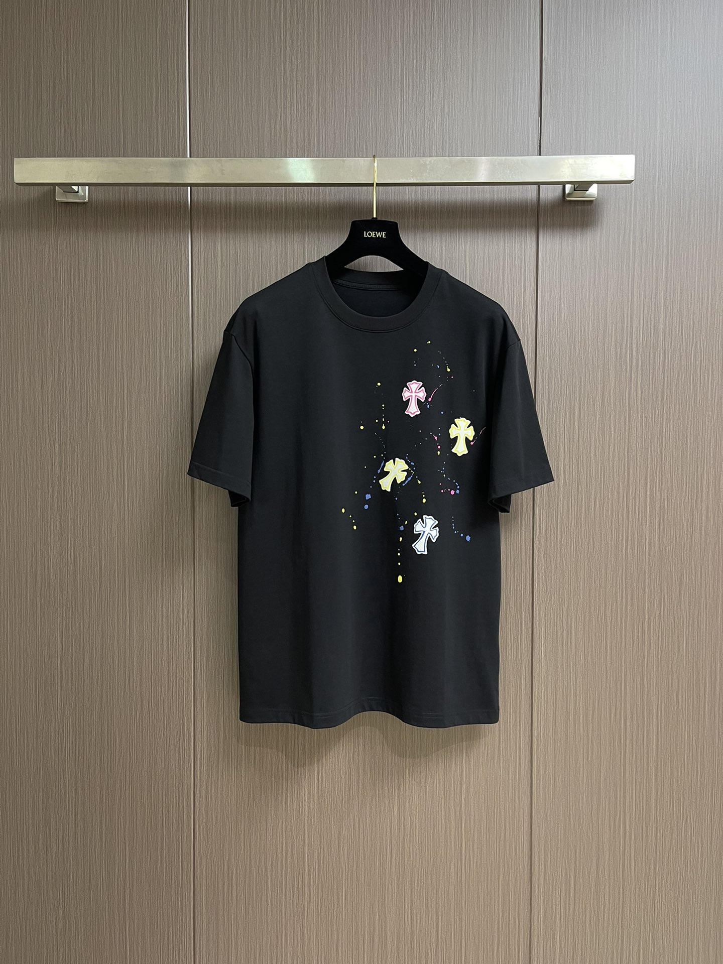 Chrome Hearts 2025SS Print Short Sleeve T-Shirt Cotton Fashionable Top 2 i1751294423 5268 4