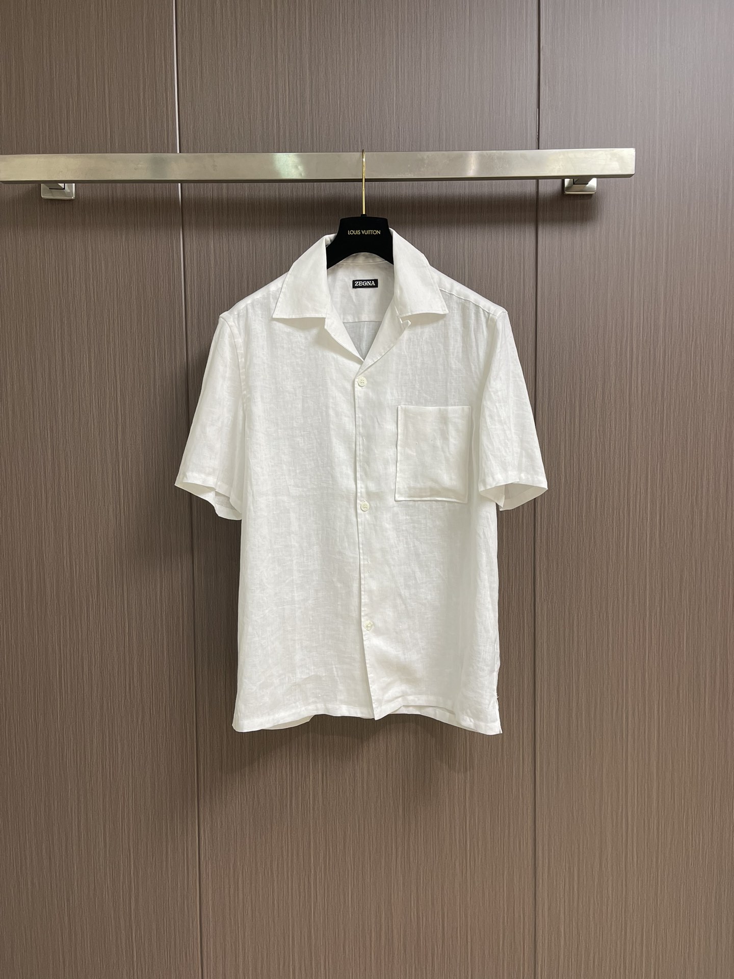 Chemise à Manches Courtes en Lin Zegna - Collection Printemps/Été 2025