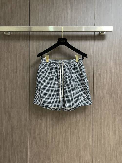Loro Piana Men's Check Print Shorts - Adjustable Drawstring Waist 1 Loro Piana Men's Check Print Shorts - Adjustable Drawstring Waist
