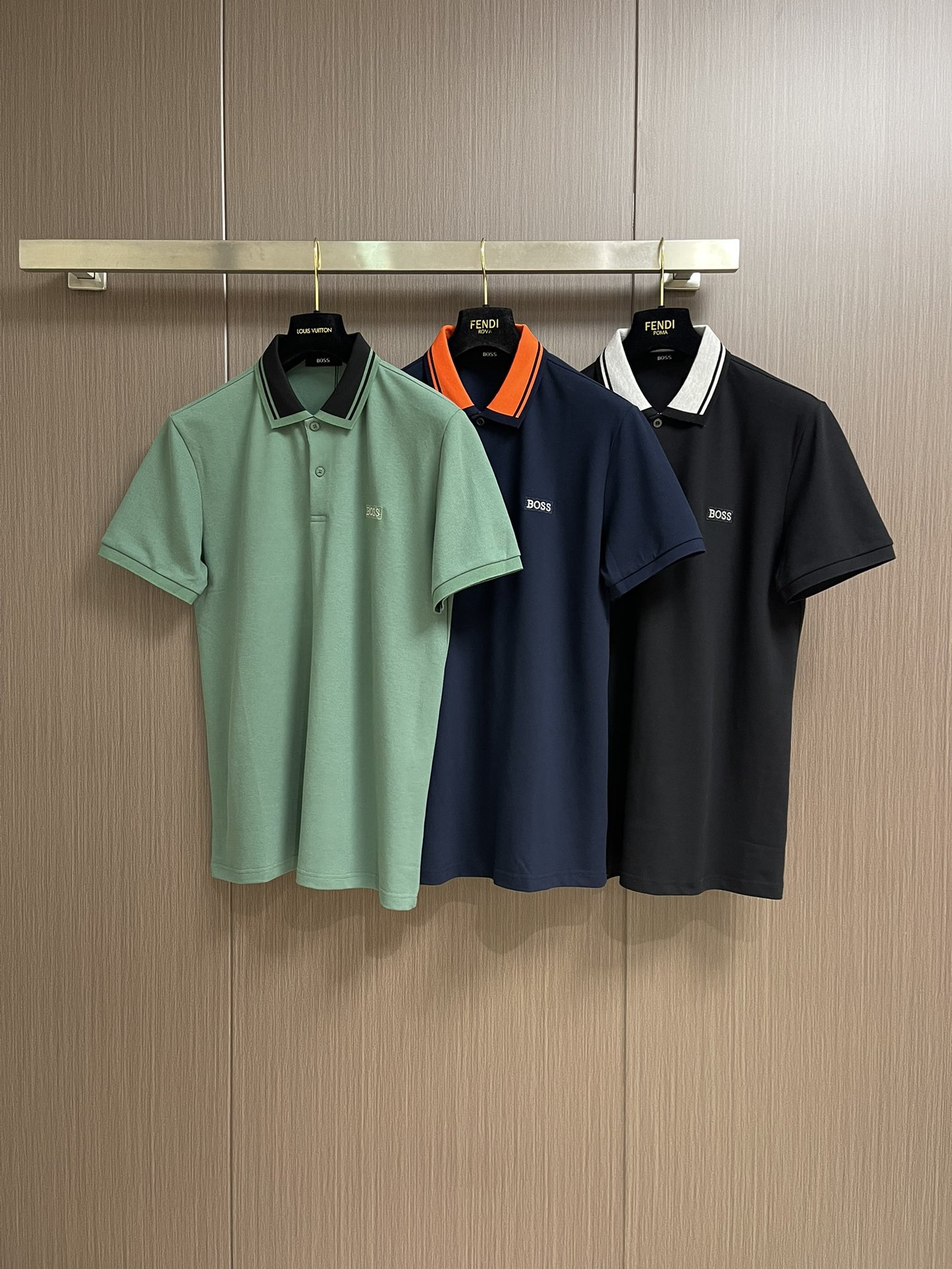 BOSS Men's Regular Fit Polo Shirt with Logo, Double Mercerized Cotton 4 i1751379548 4413 4