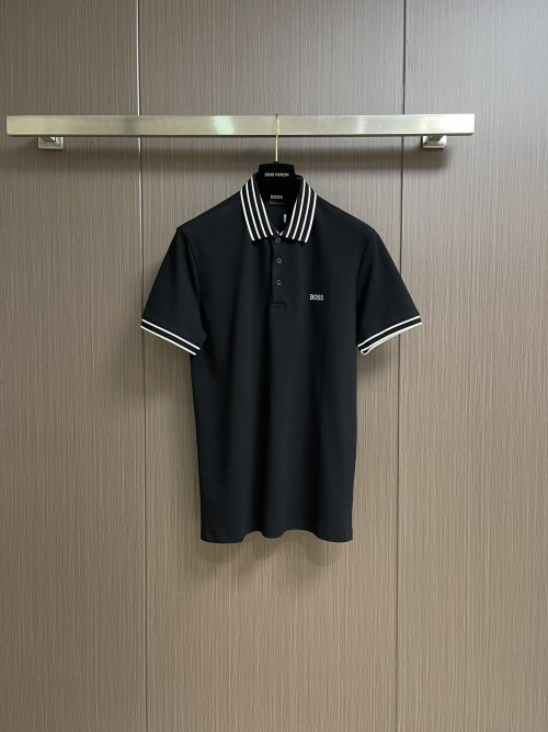 BOSS Classic Fit Men's Polo Shirt - Soft Cotton Knit with Embroidered Logo 1 BOSS Classic Fit Men's Polo Shirt - Soft Cotton Knit with Embroidered Logo