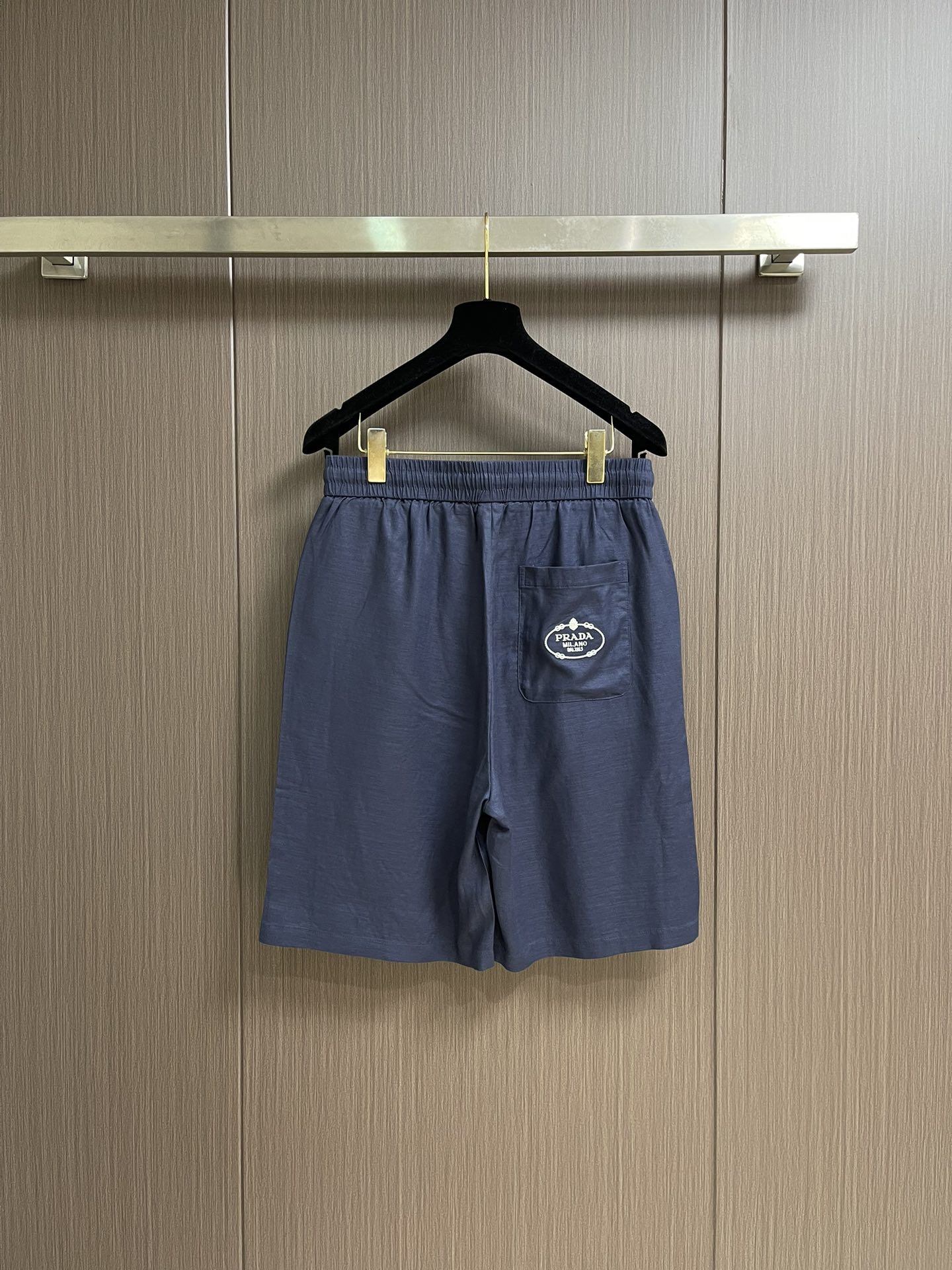 Prada Men's Soft Linen-Tencel Blend Navy Blue Casual Shorts 3 i1751380165 4410 8