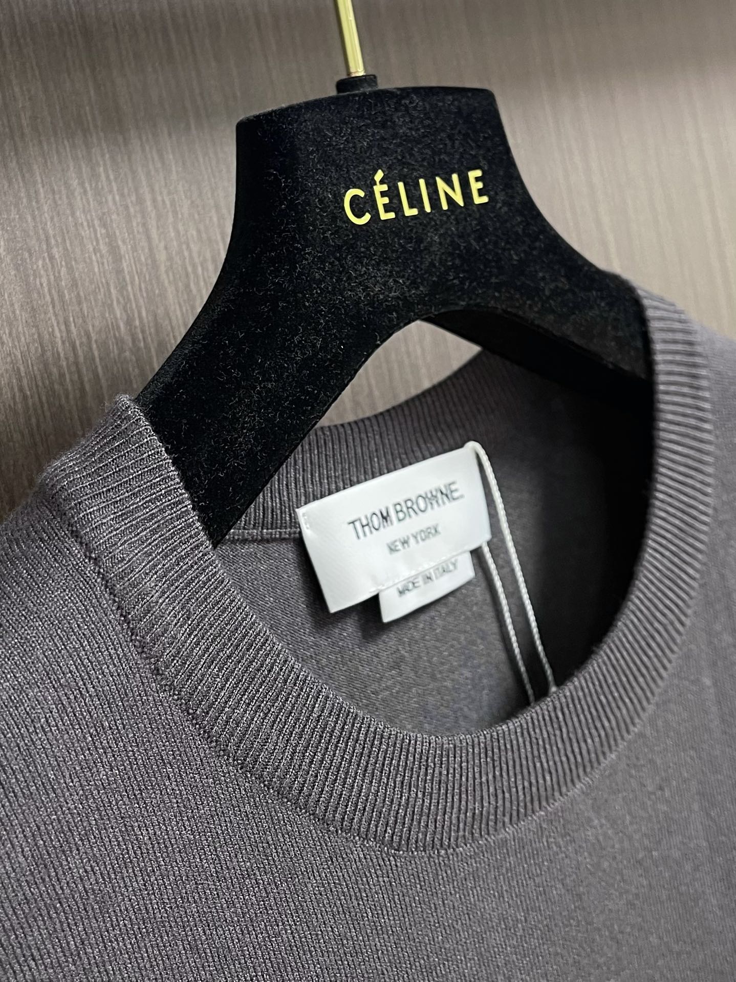 Thom Browne Classic Arm Stripe Crewneck Knitted Short Sleeve T-Shirt 7 i1751467551 7143 7