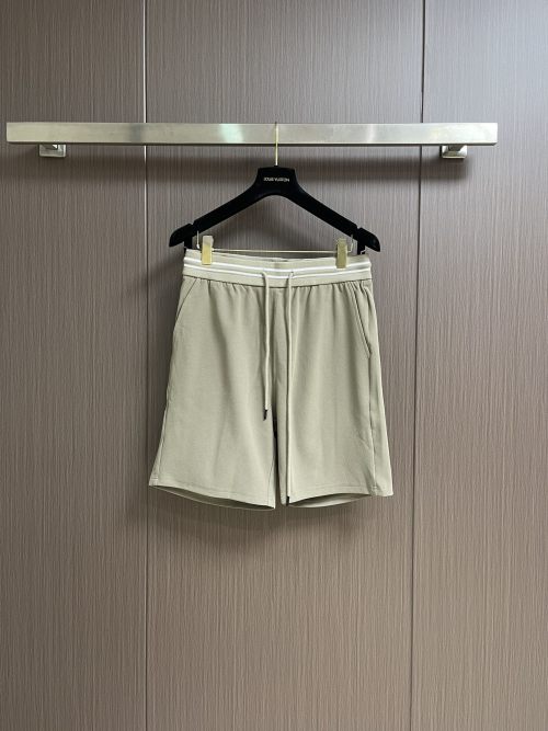 Prada Logo Patch Cotton Blend Shorts 1 Prada Logo Patch Cotton Blend Shorts