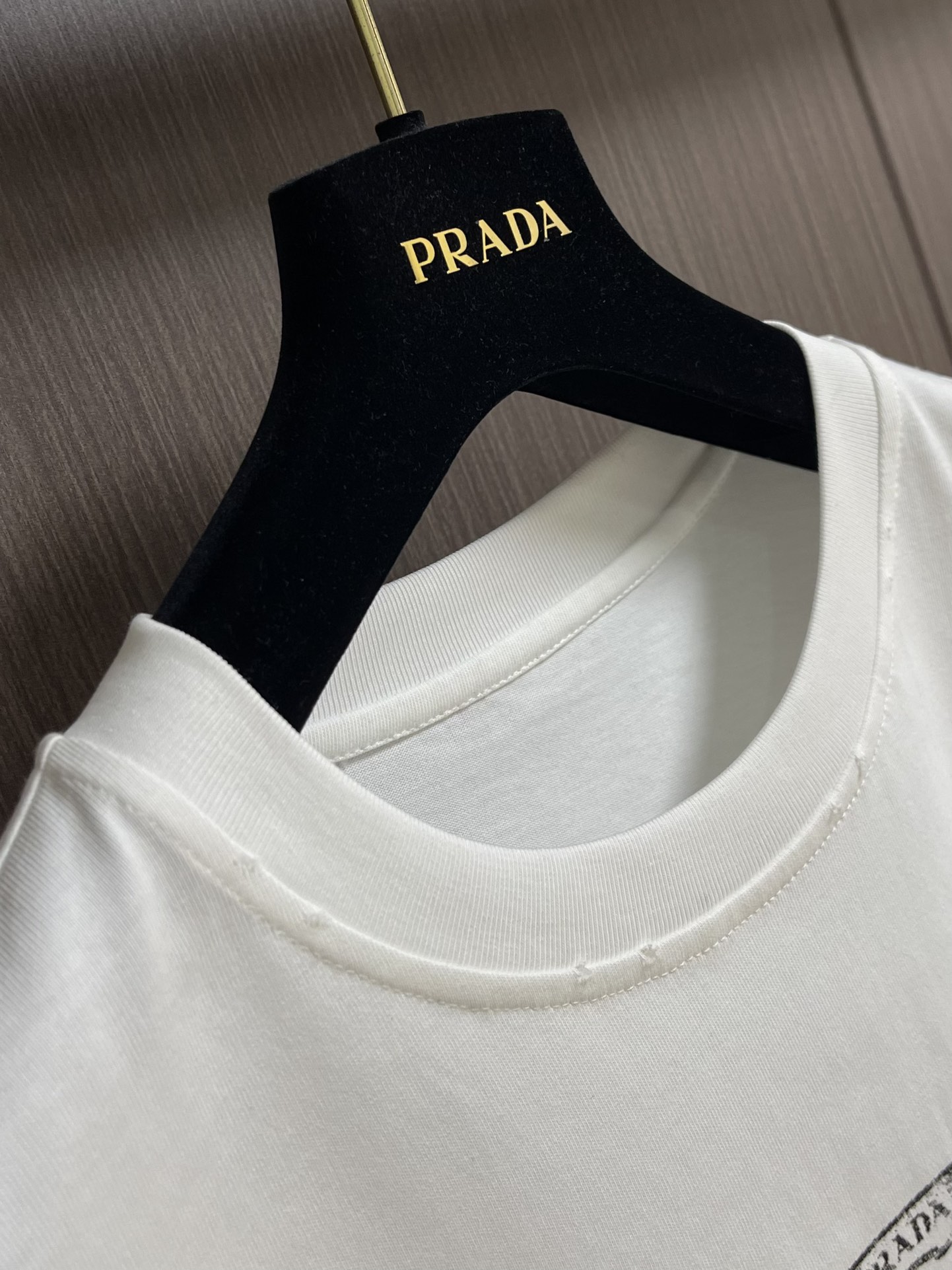 Prada Classic Logo Print Short Sleeve T-Shirt - Timeless Style 7 i1751610450 1590 8