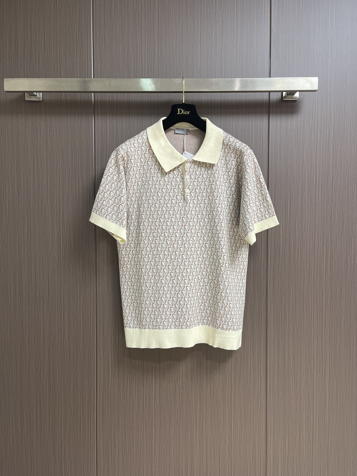 Polo Dior Oblique de Punto Jacquard - Elegancia y Comodidad Unisex