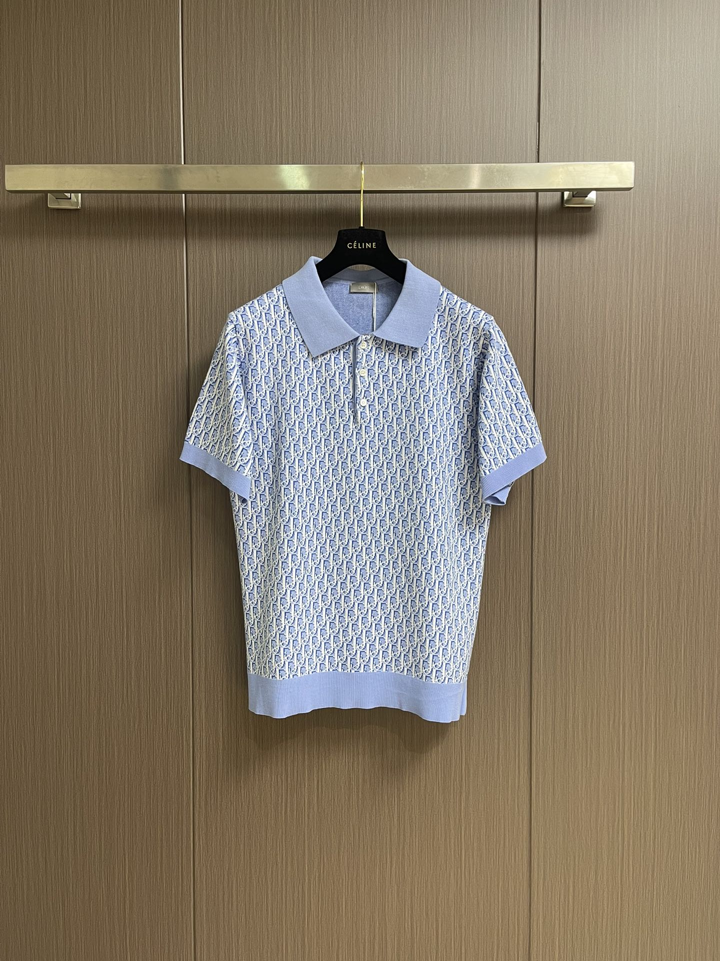 Dior Oblique Jacquard Polo Shirt Heren - Zacht & Comfortabel - Stijlvol Design
