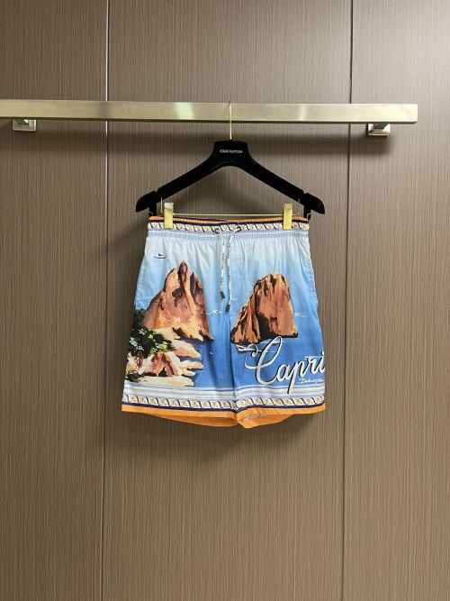 Dolce & Gabbana DG 2025ss Capri Print Beach Shorts, Quick-Dry Swim Trunks 1 Dolce & Gabbana DG 2025ss Capri Print Beach Shorts, Quick-Dry Swim Trunks