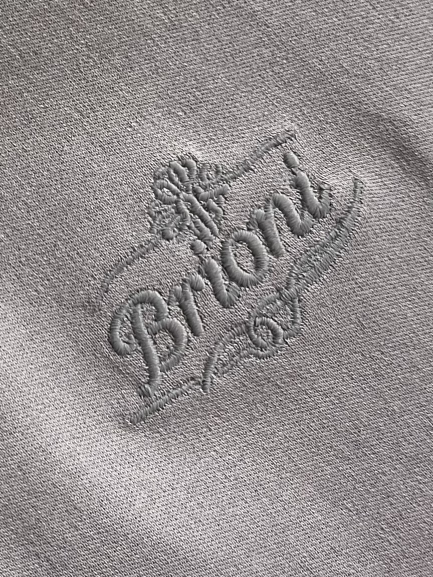 Brioni Short-Sleeve T-Shirt with Logo Embroidery: Comfortable and Stylish Leisure Wear - 图片 5