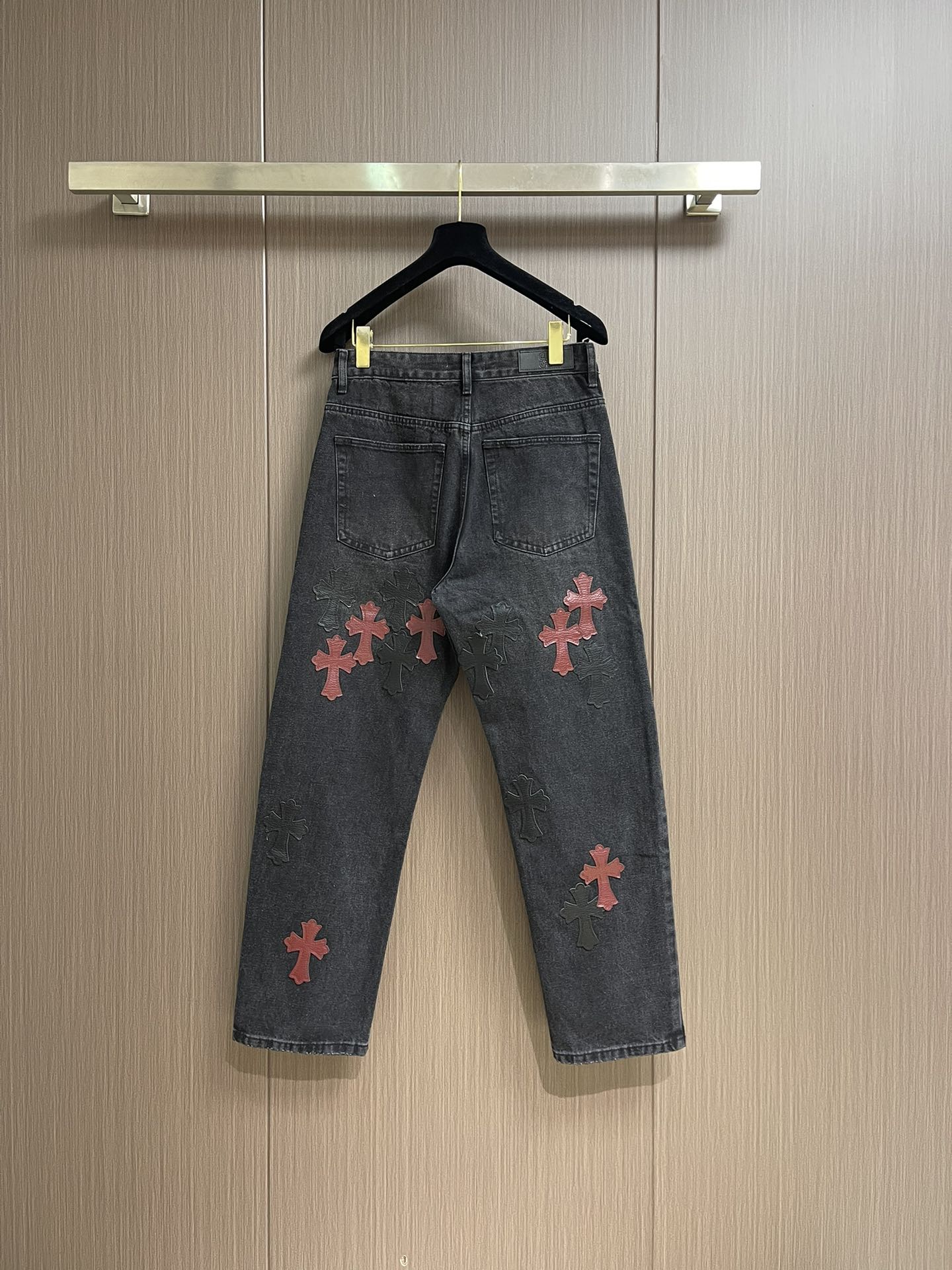 Chrome Hearts CHCroxine City Limits Jeans: Vintage Levis 501, 505, 517 Remake with Sheepskin and 925 Silver Details - 图片 2