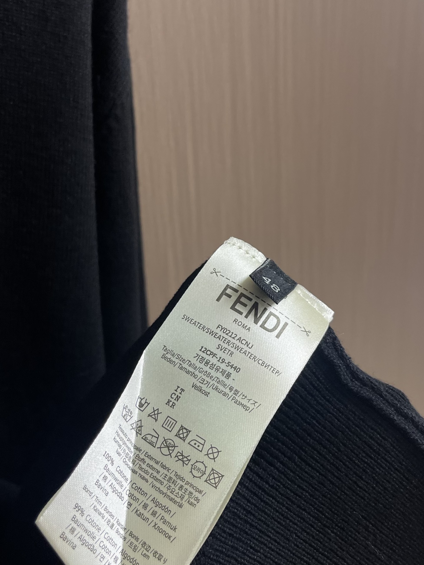 Fendi Double F Knitting Shirt with 160-Degree Front Chest Crushing in 1:1 Quantitative Size – S-XL Range - 图片 9