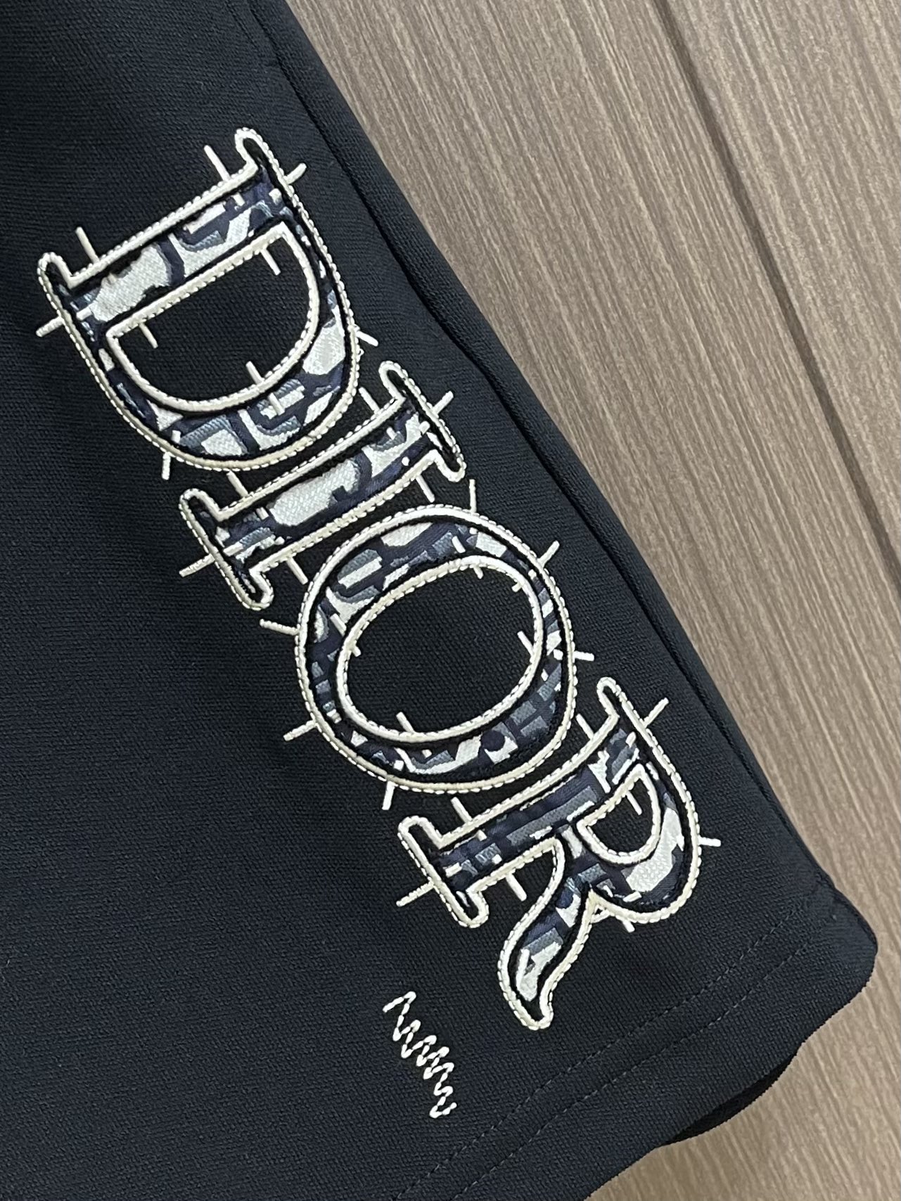 “624Dior 2025SS Autumn Marks Leisure Shorts: Cotton Weave, Embroidery, Spotting, Sizes M-XXL” - 图片 7