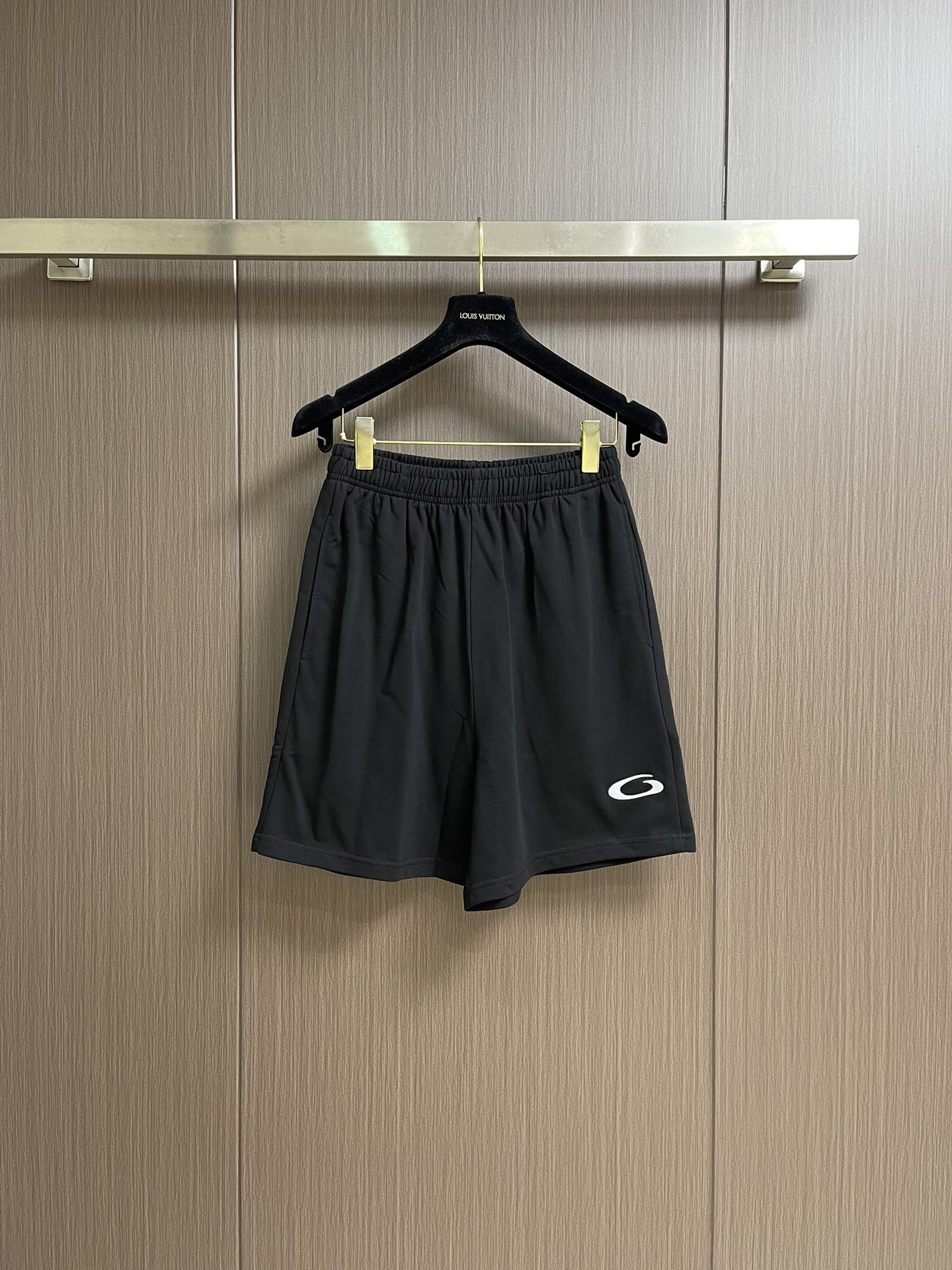 Balenciaga Parisian 2025SS Embroidered Shorts: Same-Sex, Large Size, Front Embroidery, S-XL Sizes - 图片 1