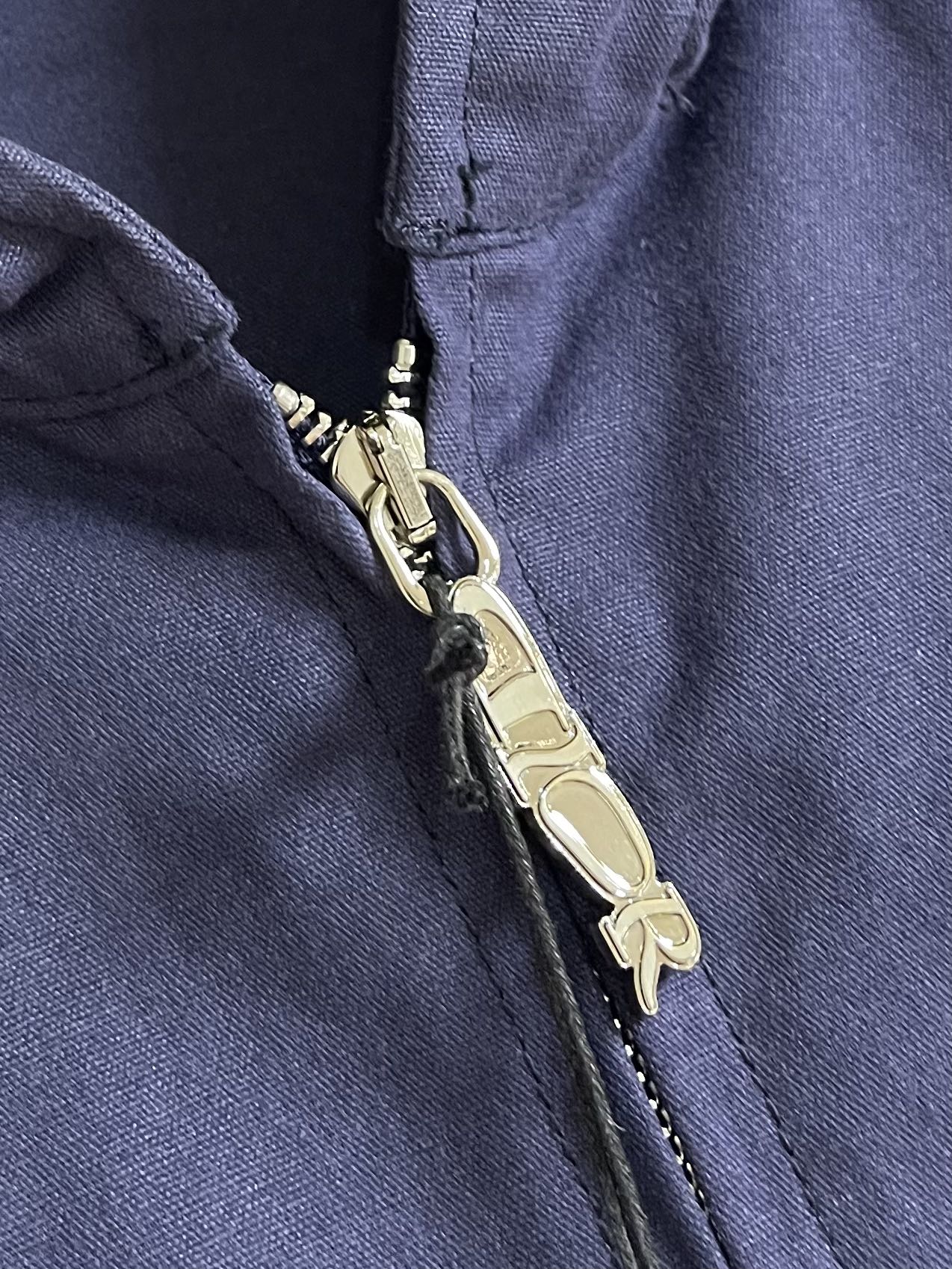 Title: 780Dior 2025s Hat Coat: Autumn Series Redesign with Blue Cotton Embroidery, Sizes S-XL. - 图片 6