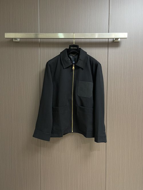 Louis Vuitton Lightweight Linen Denim Workwear Jacket Set - Summer Essential 1 Louis Vuitton Lightweight Linen Denim Workwear Jacket Set - Summer Essential