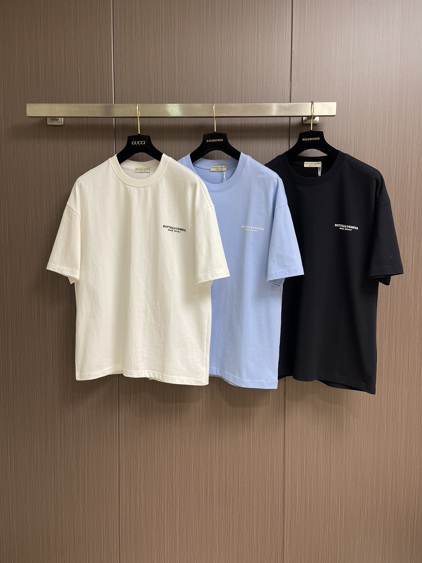 “552BV 2025SS Short-Sleeve T-Shirt: Stereo Logo Stamping, Fabricized Dyes, 240g Cotton, Water Treatment | Sizes M-XXL” - 图片 3