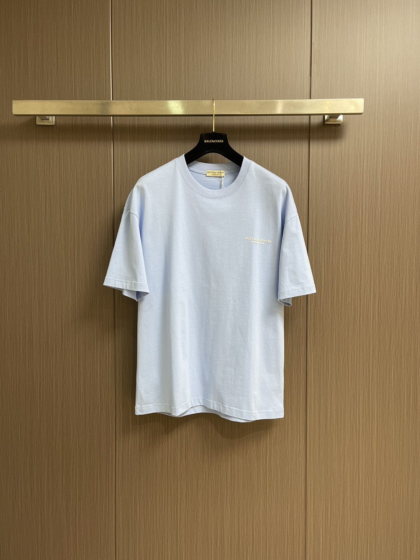 “552BV 2025SS Short-Sleeve T-Shirt with Stereo Logo Stamping and Double-Colored Cotton Fabric” - 图片 1
