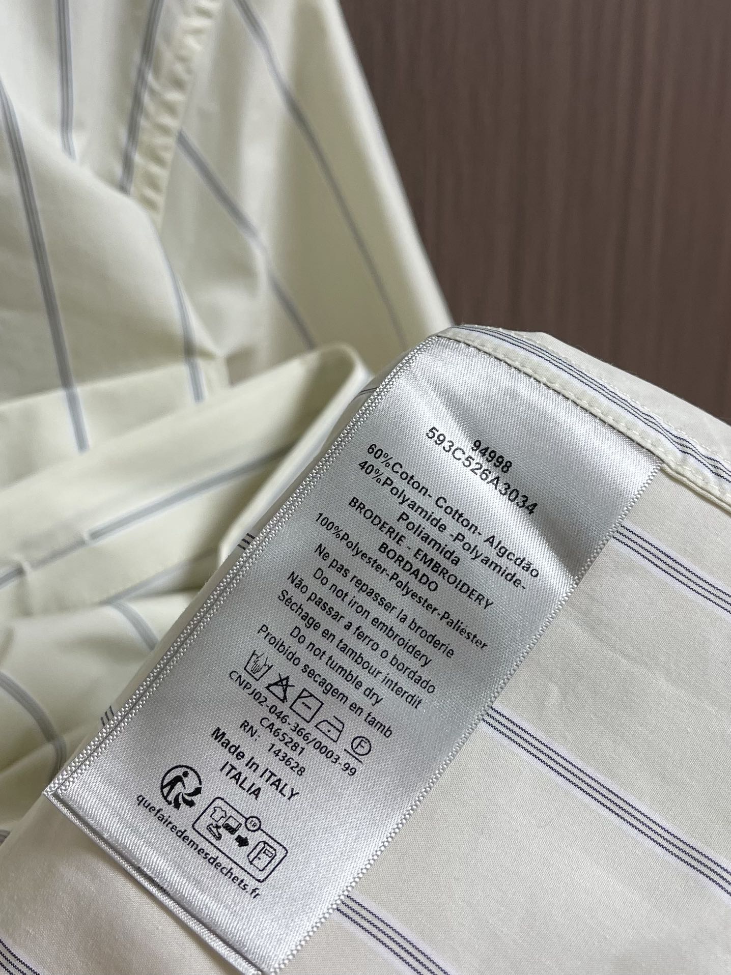 “684Dior 2025FW Long-Sleeved Shirt Coats: Autumn Winter Knitwear with Cistian Couture Embroidery” - 图片 6