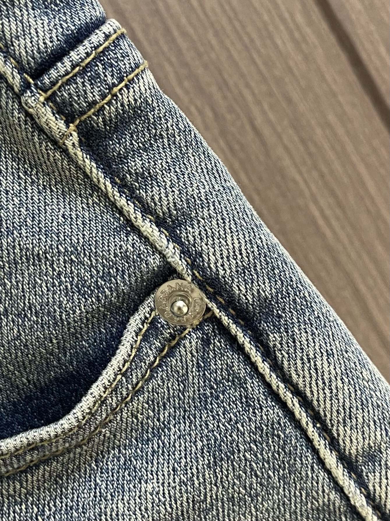 “High-Quality Recreational Cowboy Shorts with Custom Fabric for Comfort and Impeccable Detail | Size 29-36” - 图片 5