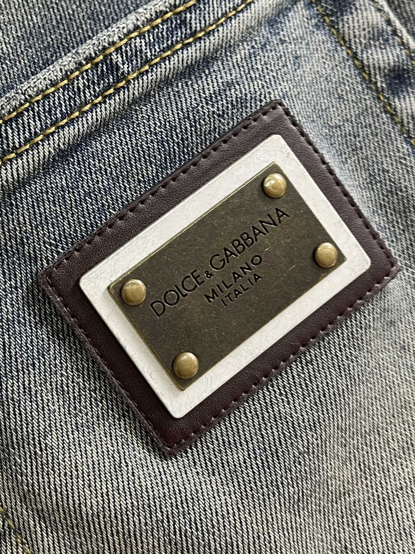 Title: DG 2025s Men’s Spring-Summer Jeans Review: Comfortable, stylish, durable jeans with high-quality materials and classic design. Size: 29-36. - 图片 9