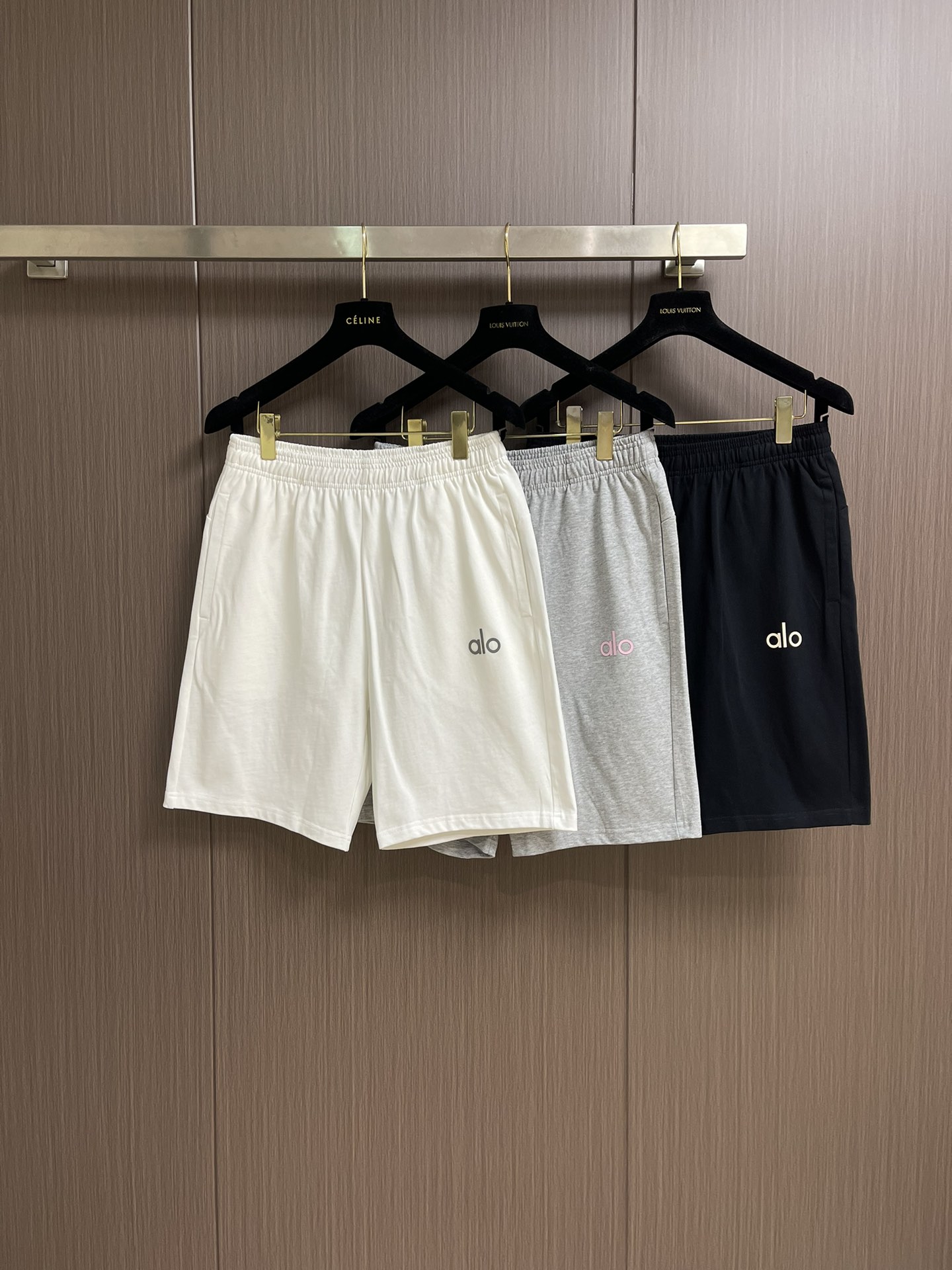 552ALO 2025 Summer Silica Shorts: 3D Design, Heavy Cotton Fabric, Relaxed Fit - 图片 3