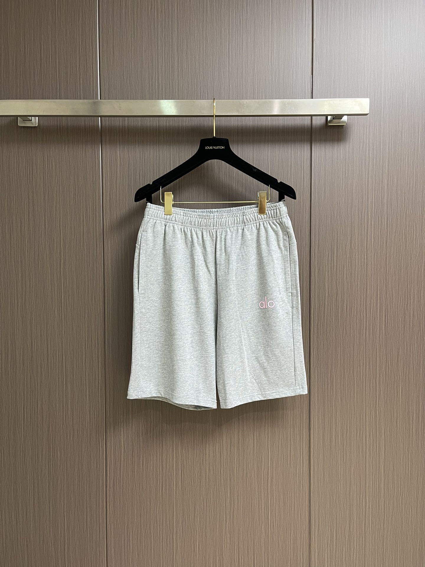 “552ALO 2025 Summer Silica Shorts: 3D Design, 420g Heavy Fabric, 100% Cotton, Relaxed Fit, Sizes M-XXL”
