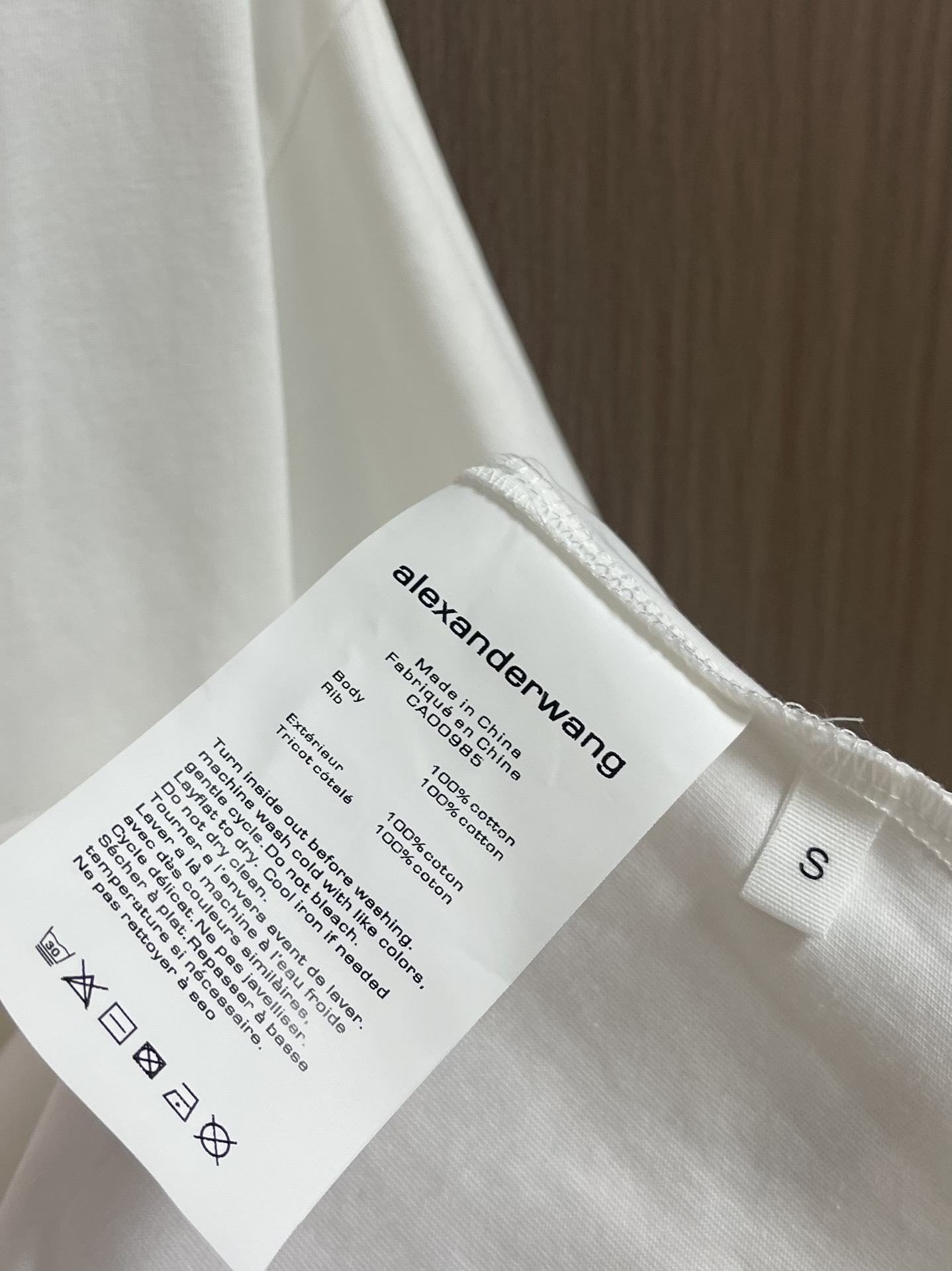 “High-Quality Cotton Alexander Wang 2025SS Summer T-Shirts, Skin Comfort, Dynamic Design, Sizes S-XL” - 图片 7