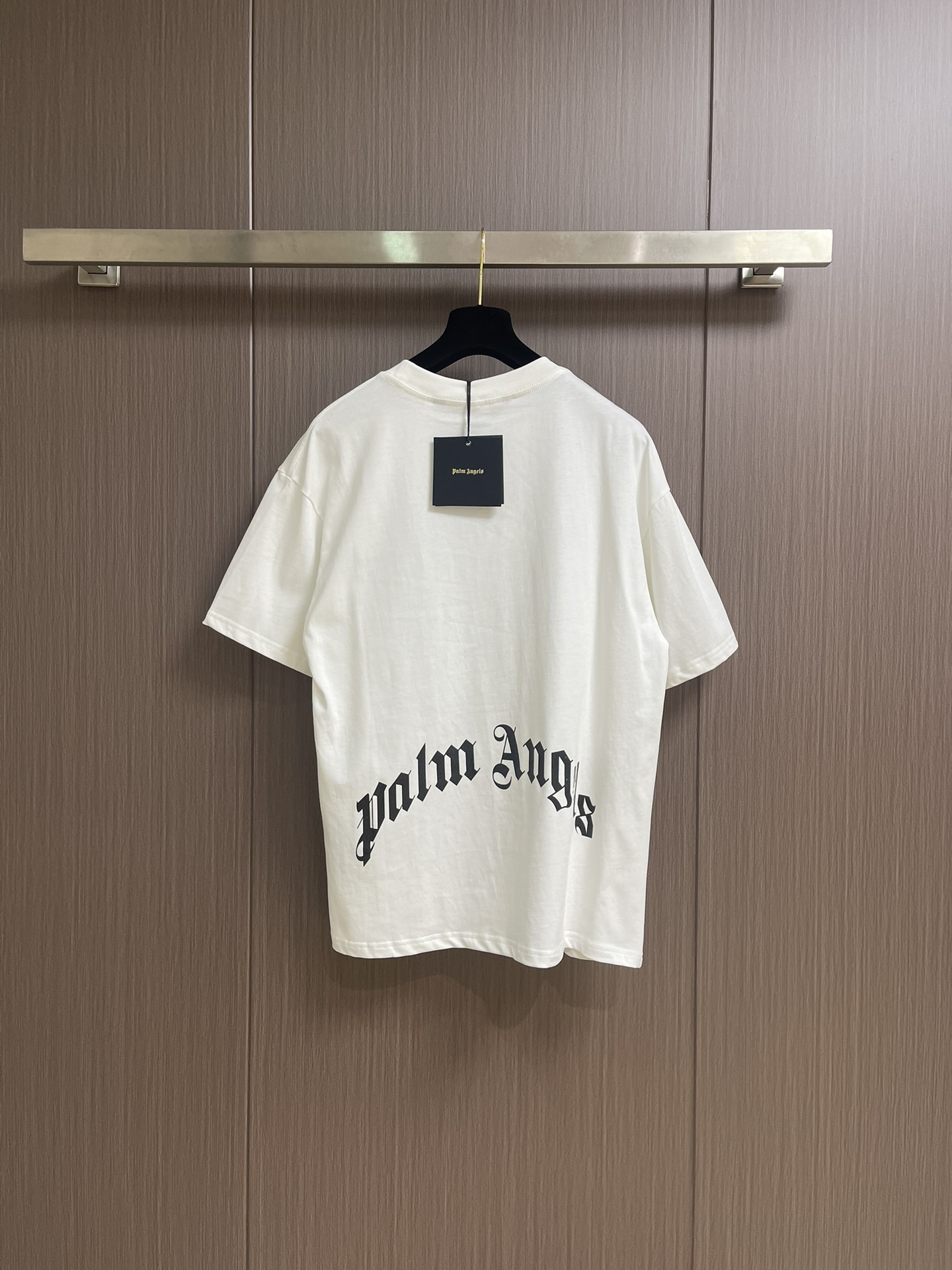 “Palm Angels Spring/Summer Logo Water Wash Shirt: Luxurious Street Fashion for Men and Women” - 图片 2