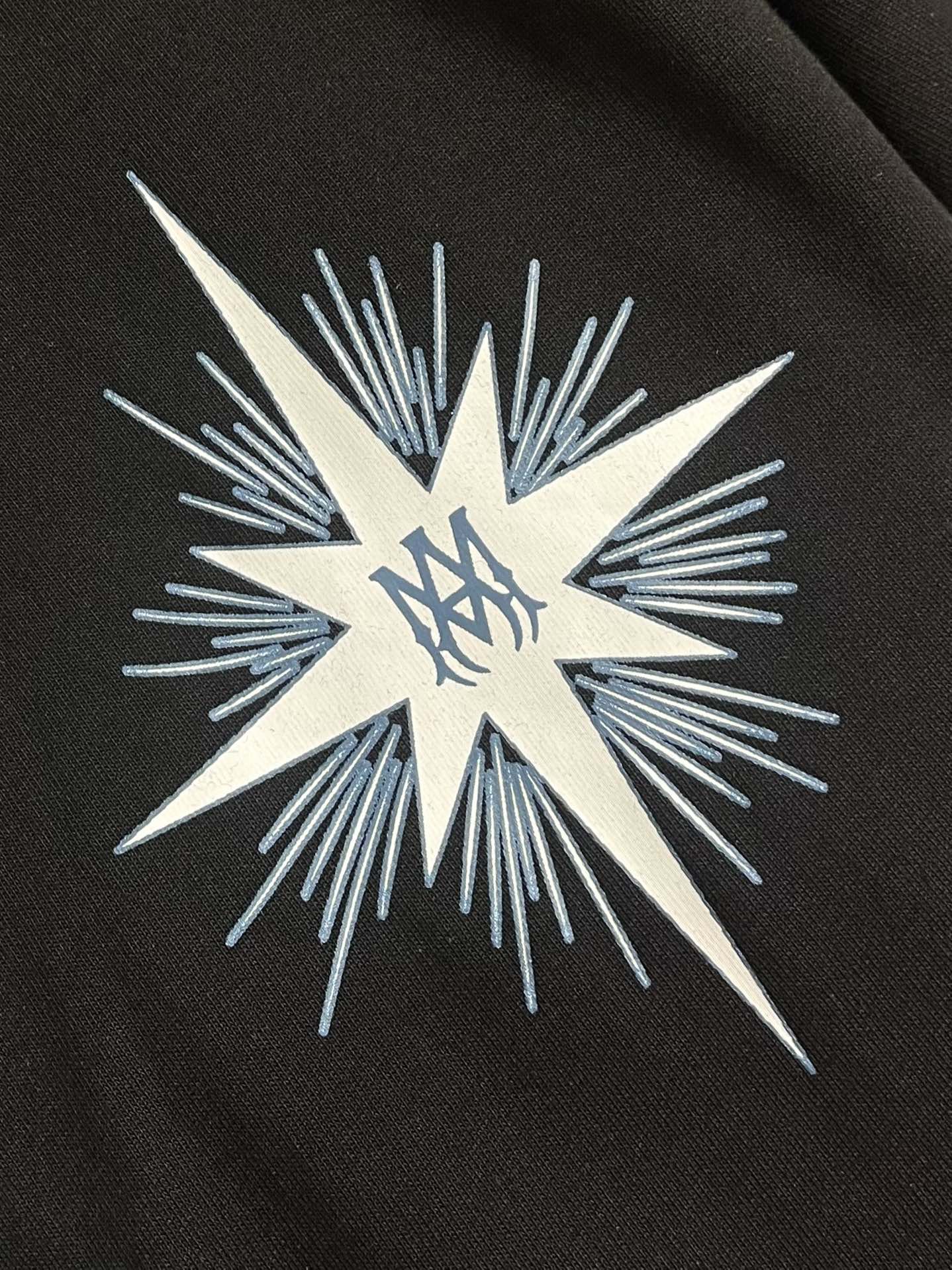 Title: “504AMIRI 2025SS Summer T-shirts: New Star Manlogo Printing & Heavy Fabric, Xinjiang Cotton, S-XL Sizes” Summary: 504AMIRI - 图片 5