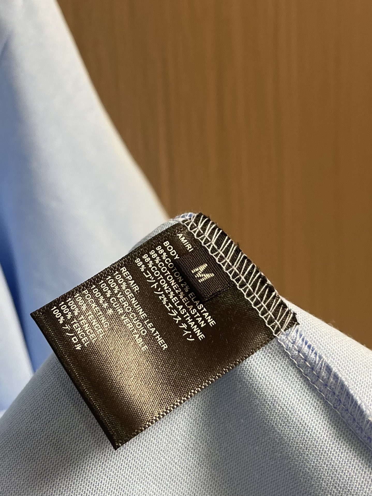 Title: 504AMIRI 2025SS Summer New Star Manlogo Round T-shirts Summary: High-quality T-shirts with unique printing and heavy fabric for a comfortable feel. Sizes S-XL - 图片 9