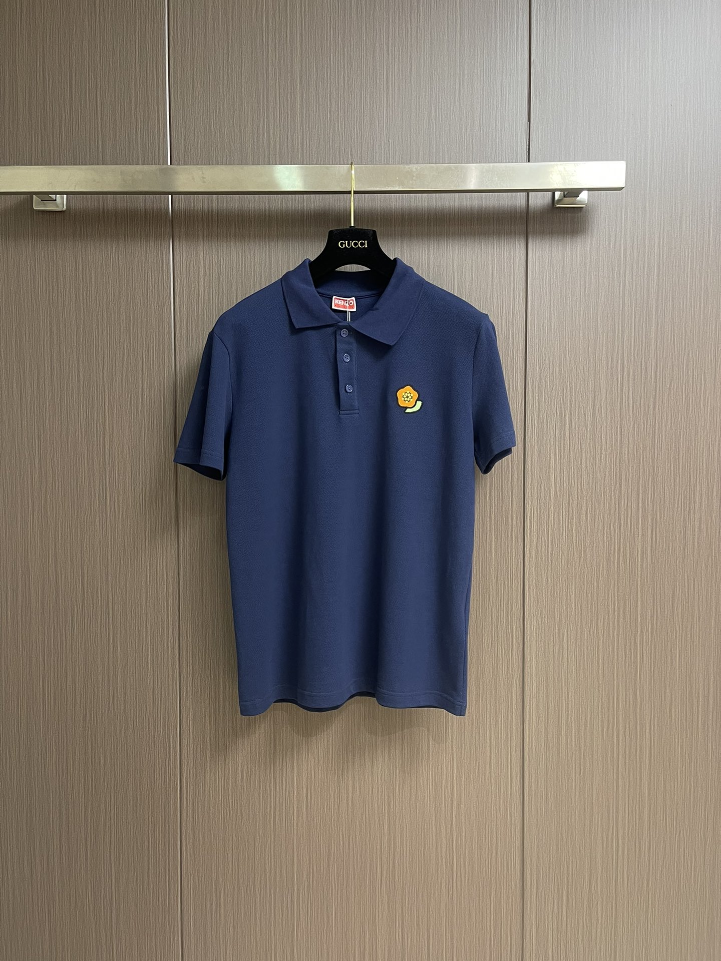 “KENZO 2025 Seagull Embroidered Polo: Oversized, Lightweight Cotton, Unisex Sizes M-3XL”