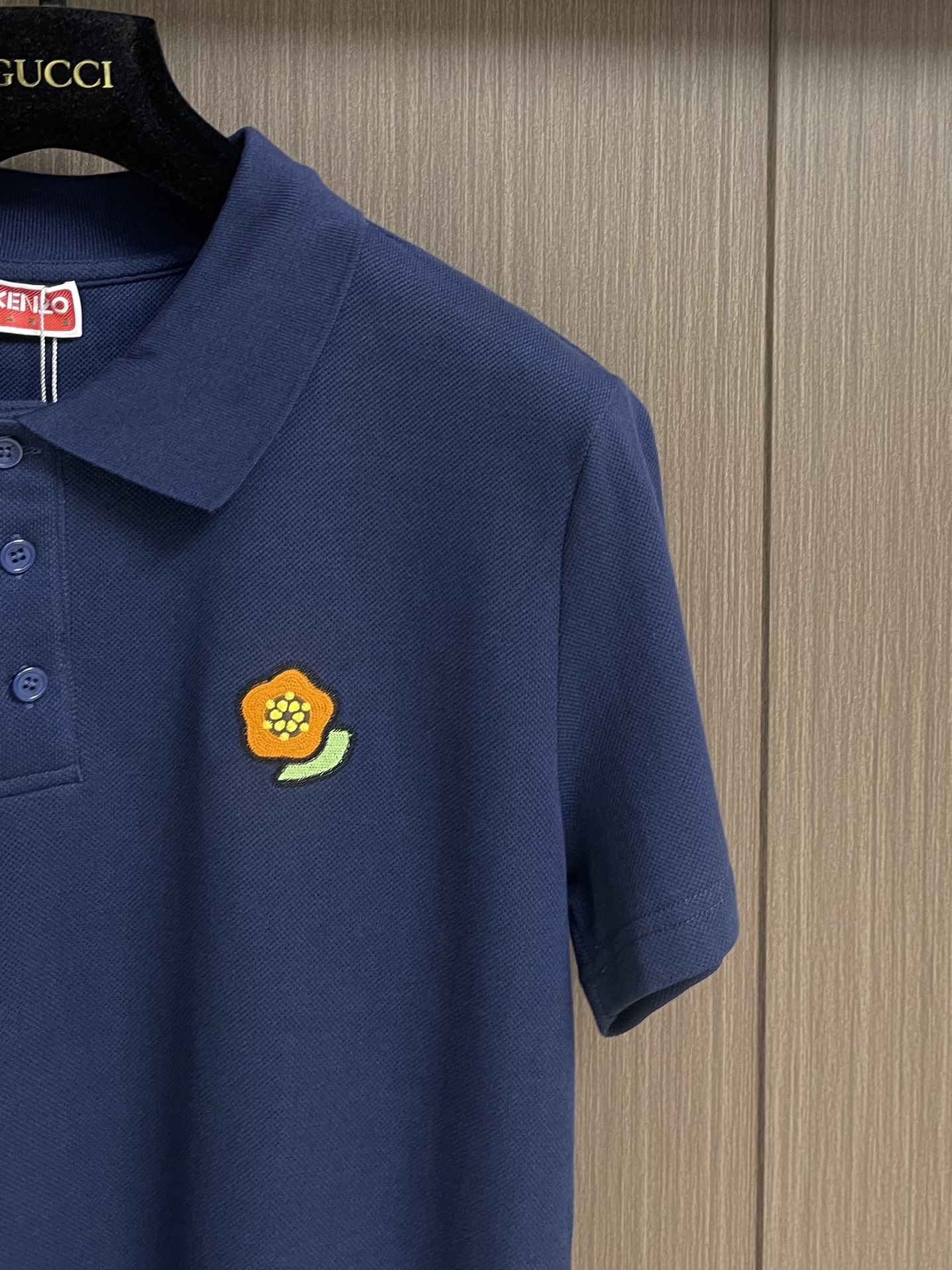 “KENZO 2025 Seagull Embroidered Polo: Oversized, Lightweight Cotton, Unisex Sizes M-3XL” - 图片 4