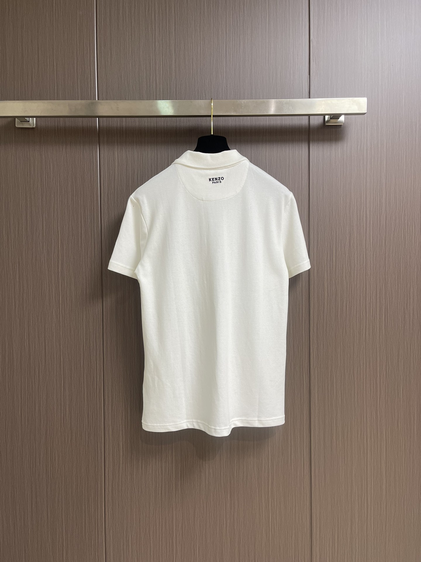New Kenzo 2025 Short-Sleeve Polo with Seagull Embroidery, Oversized, 220g Cotton, Water-Treated, Unisex, Sizes M-3XL. - 图片 2