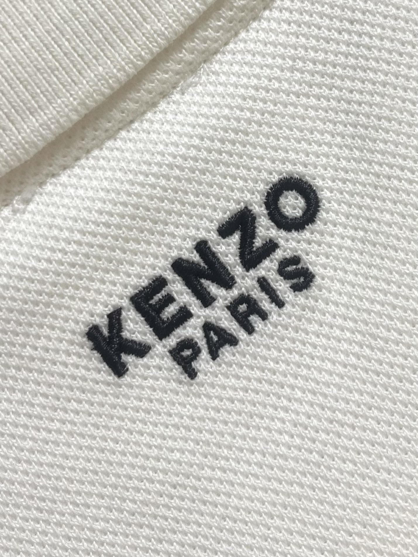 New Kenzo 2025 Short-Sleeve Polo with Seagull Embroidery, Oversized, 220g Cotton, Water-Treated, Unisex, Sizes M-3XL. - 图片 9
