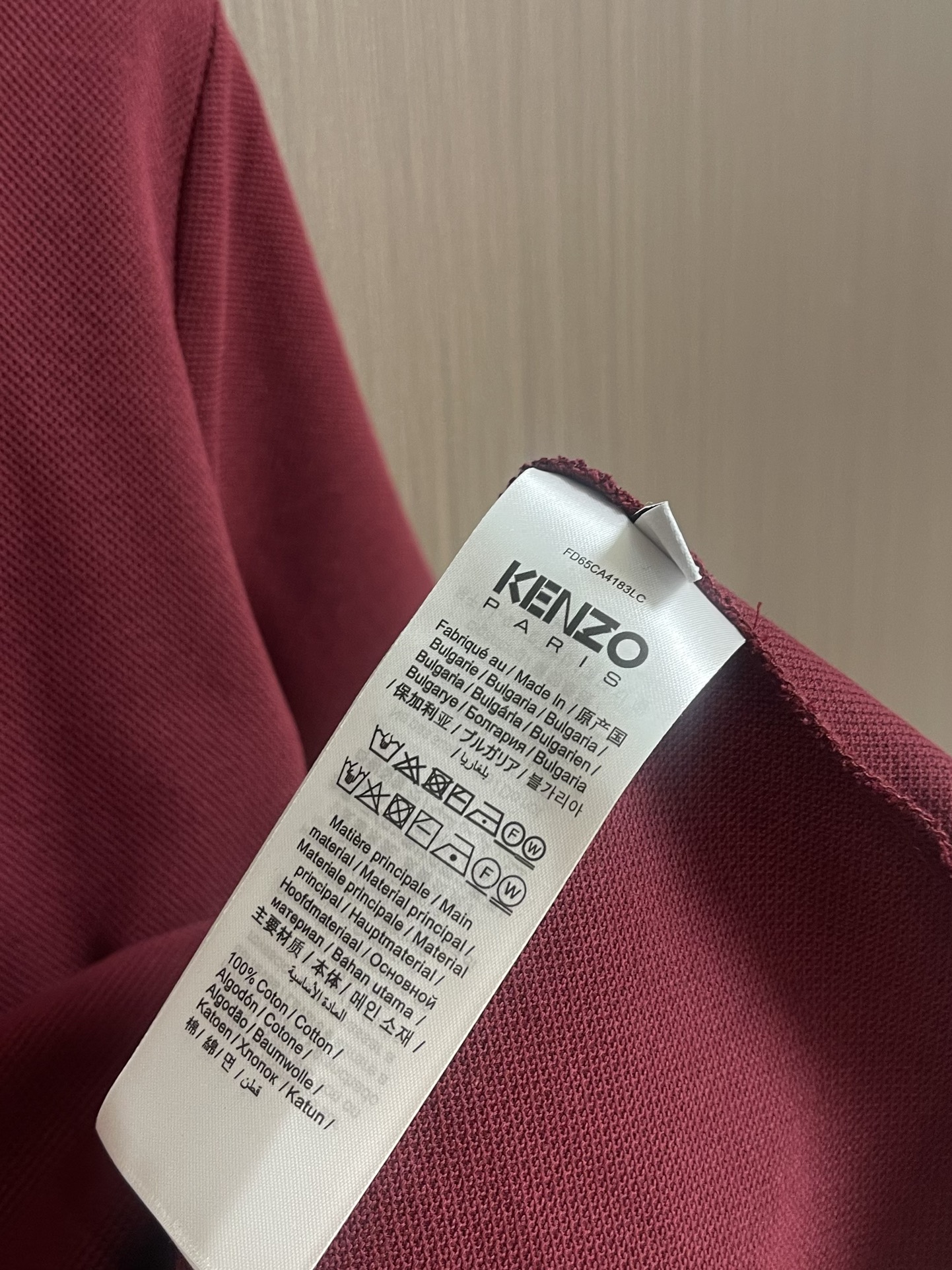 “576KENZO 2025 Short-Sleeve Polo: Seagulls Alphabet Embroidery, Oversize, 220g Cotton, Water-Treated, Unisex Sizes M-3XL - 图片 7