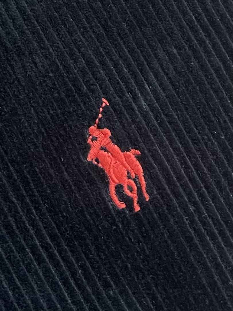 Title: Ralph Lauren Custom Embroidered Lantern Jacket in Dark Blue with Fine Red Detail – Size S-XL - 图片 6
