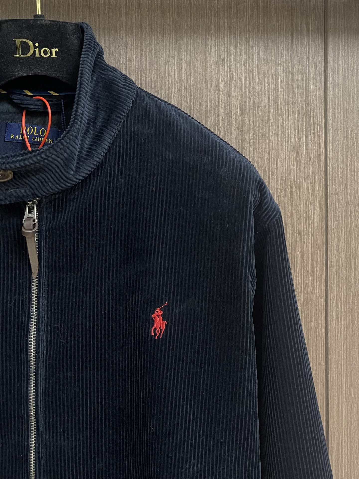 Title: Ralph Lauren Custom Embroidered Lantern Jacket in Dark Blue with Fine Red Detail – Size S-XL - 图片 4