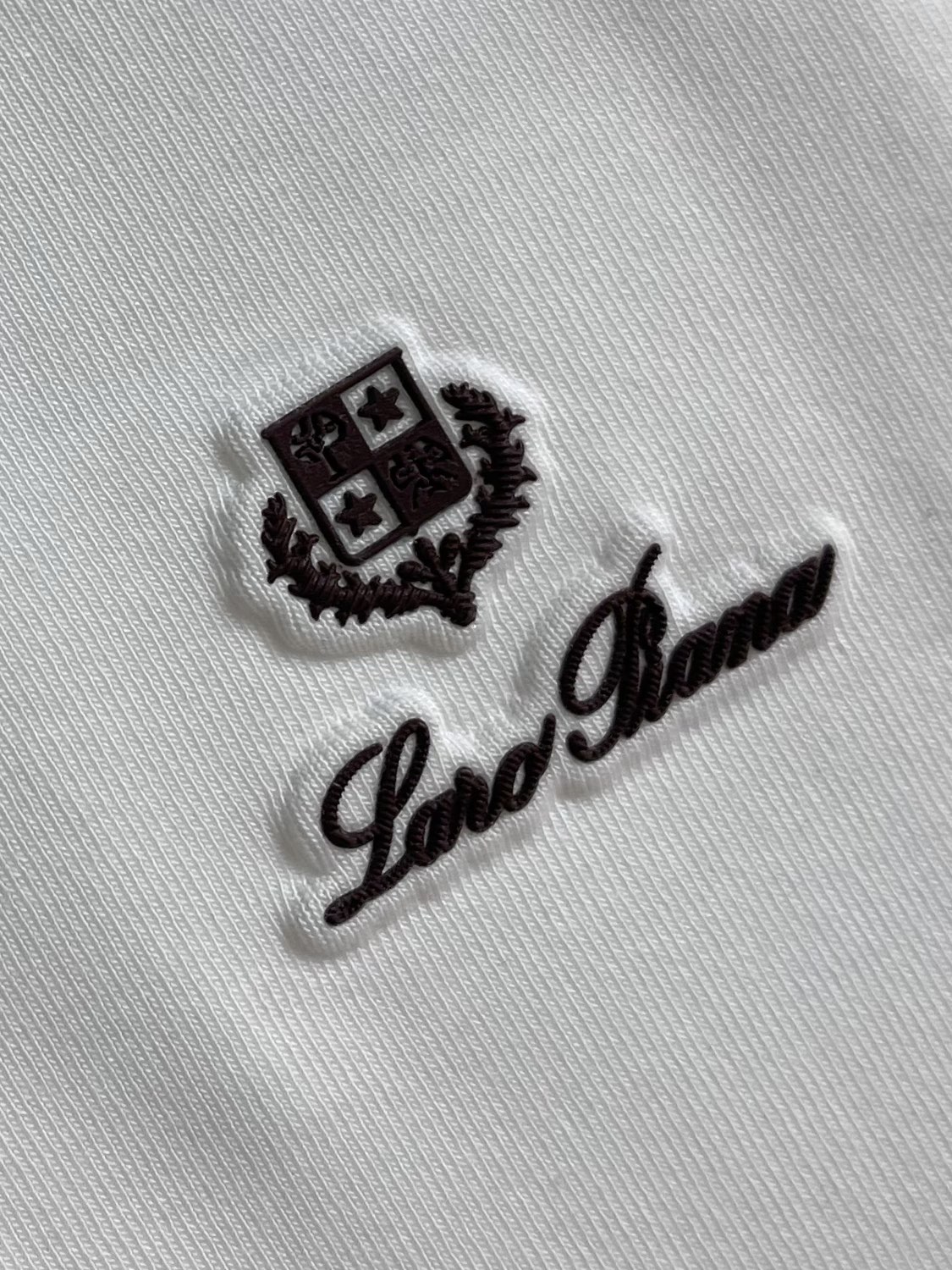 “672.LP Loropiana 2025 Autumn Winter Long-Sleeved T-Shirts with Chest Logo Badge” - 图片 5